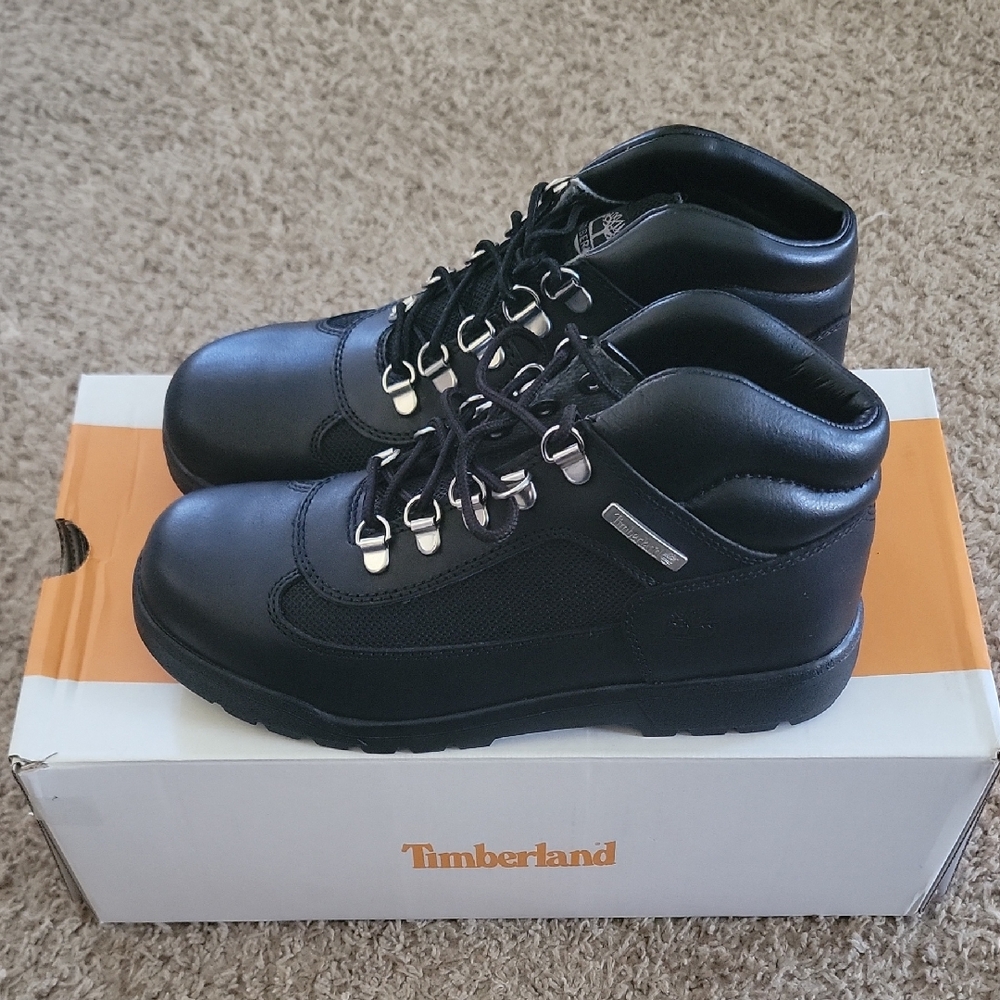 Timberland Grade School Field Boot Black 15906 H Read Description